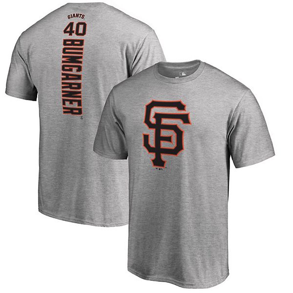 Men's Fanatics Branded Madison Bumgarner Gray San Francisco Giants Backer  Name & Number T-Shirt