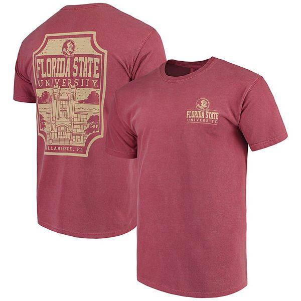 Men's Garnet Florida State Seminoles Comfort Colors Campus Icon T-Shirt