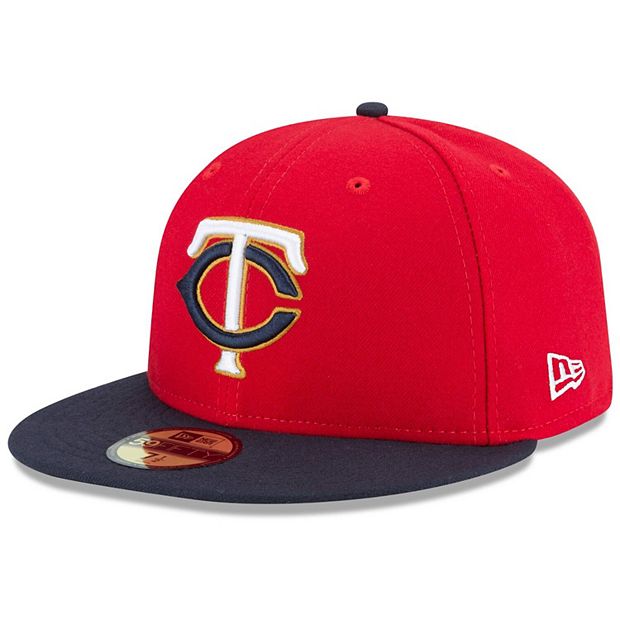 New Era Men's Minnesota Twins 39Thirty Navy Stretch Fit Hat