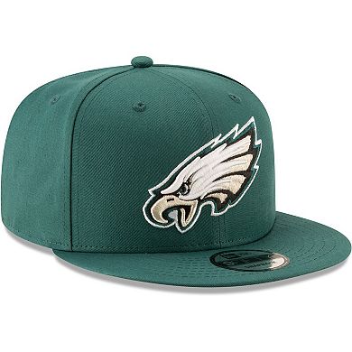 Men's New Era Midnight Green Philadelphia Eagles Basic 9FIFTY Adjustable Snapback Hat