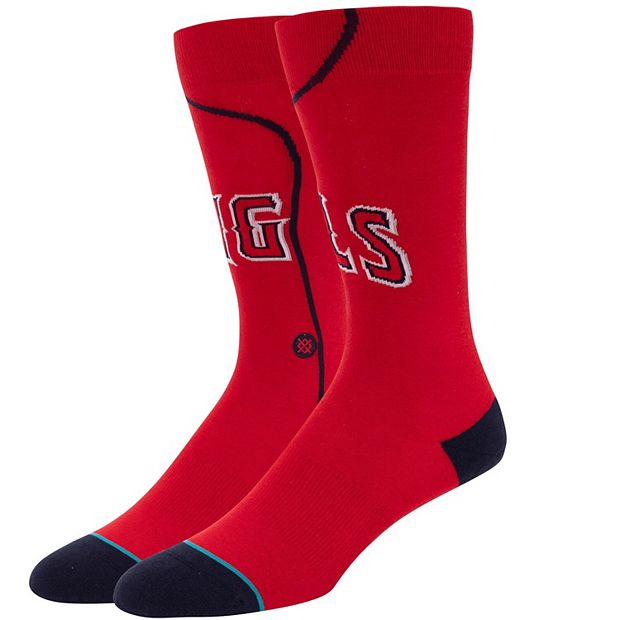 Men's Los Angeles Angels Stance Alternate Jersey Crew Socks