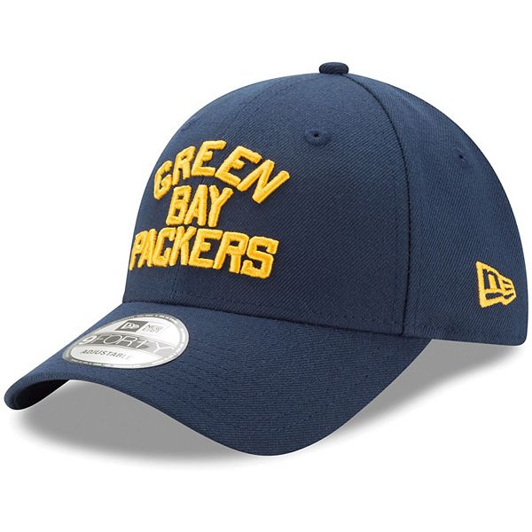 Men's New Era Green/ Green Bay Packers Colorblock Throwback