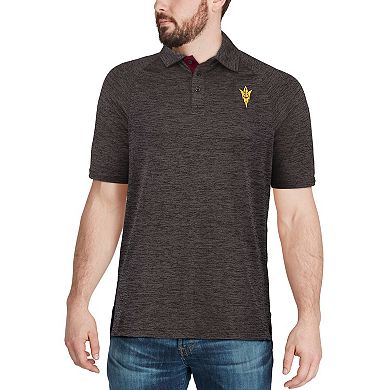 Men's Colosseum Black Arizona State Sun Devils Down Swing Polo