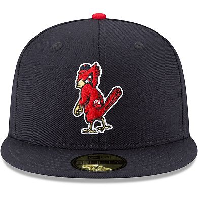 Men's New Era Navy St. Louis Cardinals Cooperstown Collection Wool 59FIFTY Fitted Hat