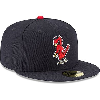 Men's New Era Navy St. Louis Cardinals Cooperstown Collection Wool 59FIFTY Fitted Hat