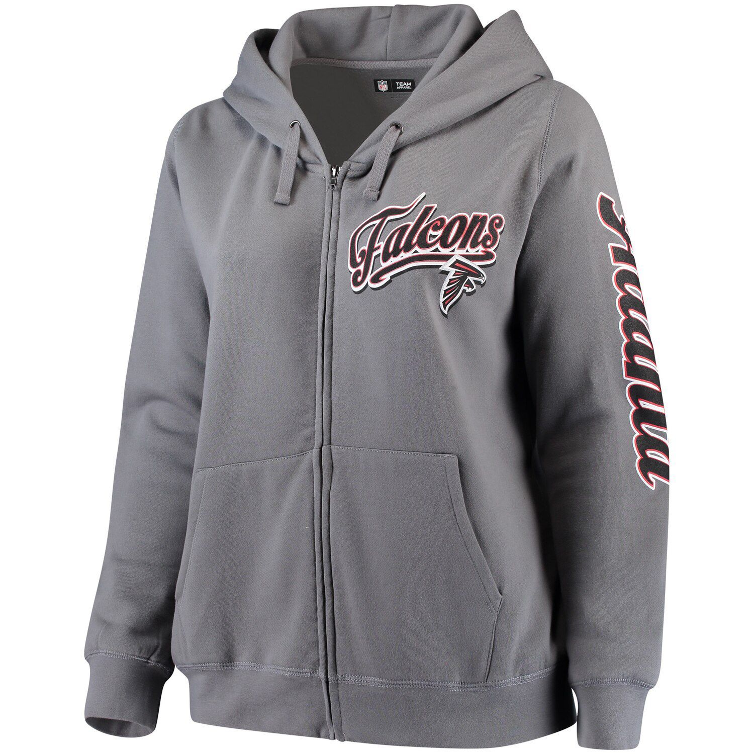 atlanta falcons zip up hoodie