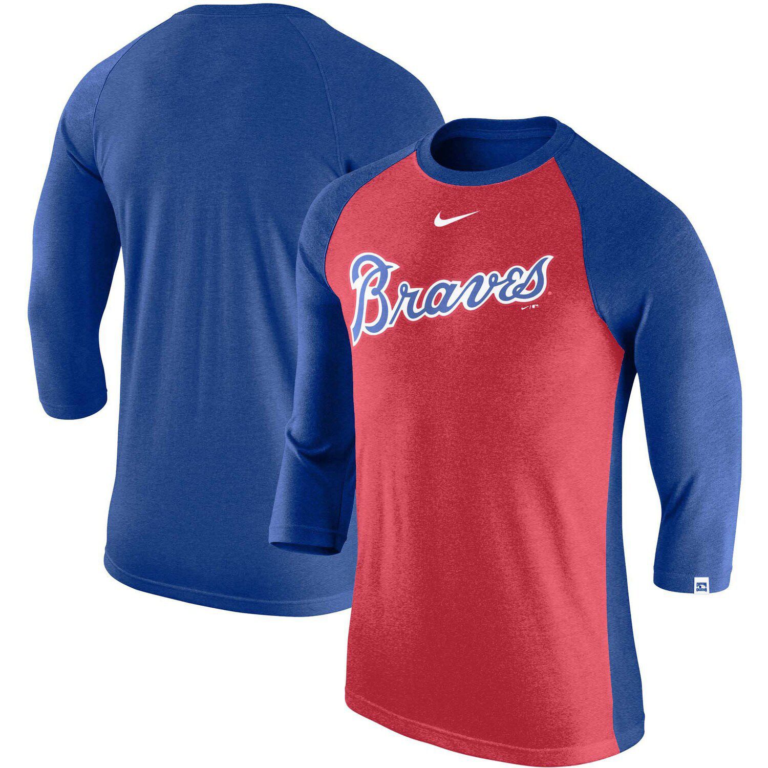 red atlanta braves t shirt