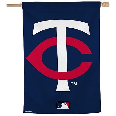 "WinCraft Minnesota Twins 28"" x 40"" Primary Logo Single-Sided Vertical Banner"