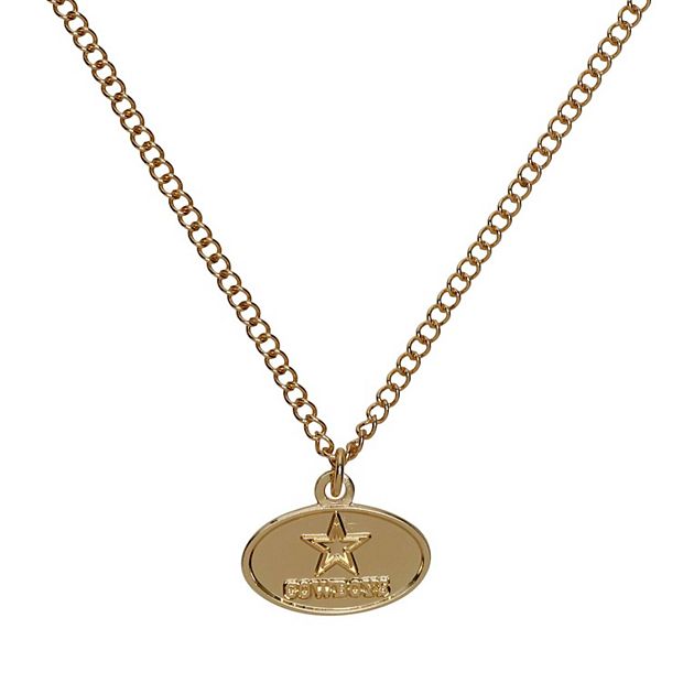 Dallas Cowboys Pendant, 14K White - The GLD Shop