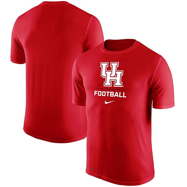 Men S Nike Red Houston Cougars Football Team Sport Legend Performance T Shirt