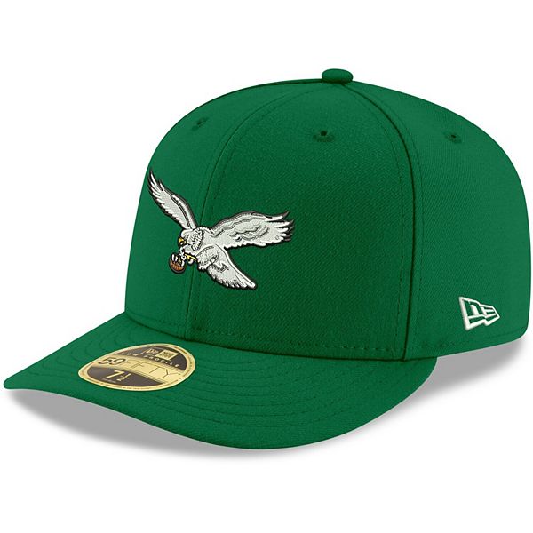 Men's New Era Kelly Green Philadelphia Eagles Omaha Throwback