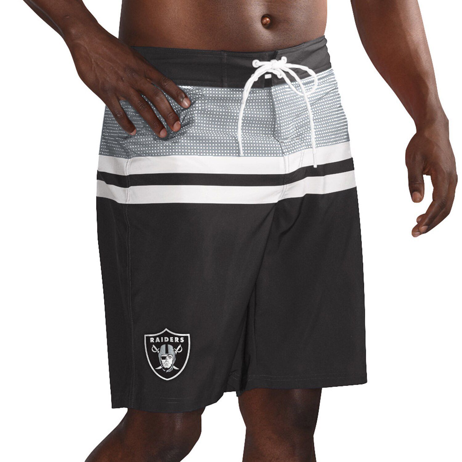 raiders swim trunks