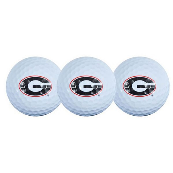 Georgia Bulldogs Pack of 3 Golf Balls