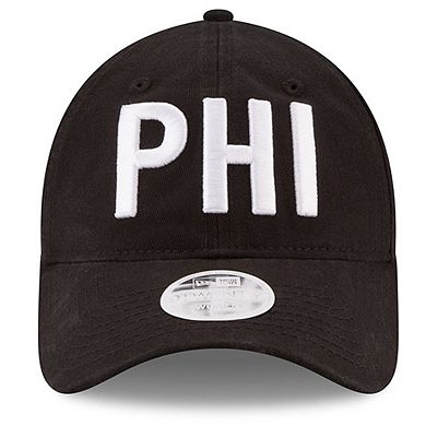 Women's New Era Black Philadelphia Eagles Hometown 9TWENTY Adjustable Hat