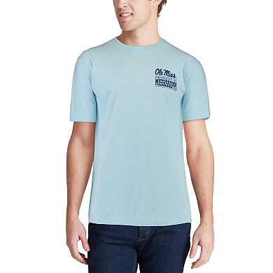 Men's Light Blue Ole Miss Rebels Comfort Colors Campus Icon T-Shirt