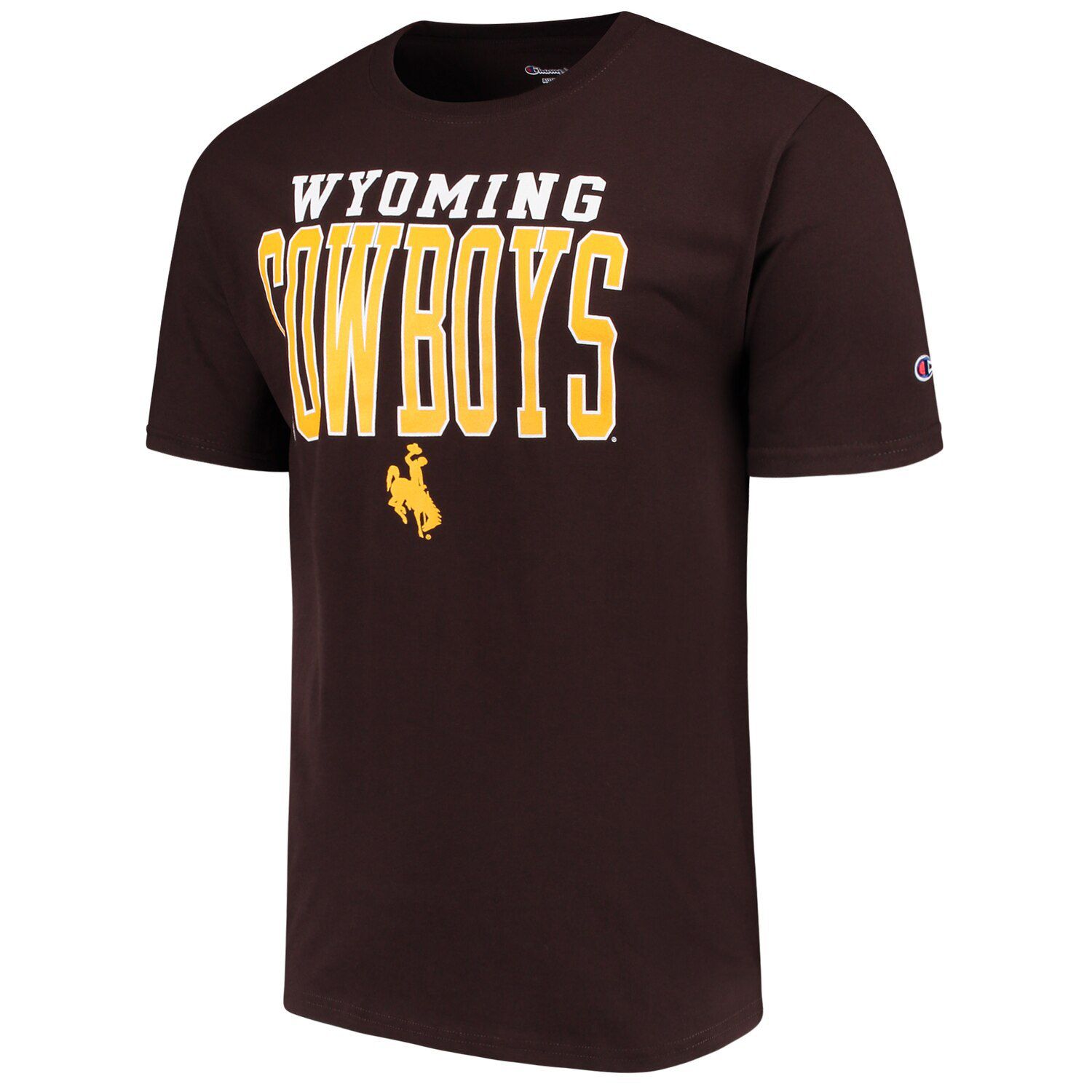 champion t shirt mens brown