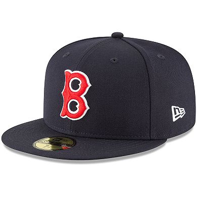 Men's New Era Navy Boston Red Sox Cooperstown Collection Wool 59FIFTY Fitted Hat