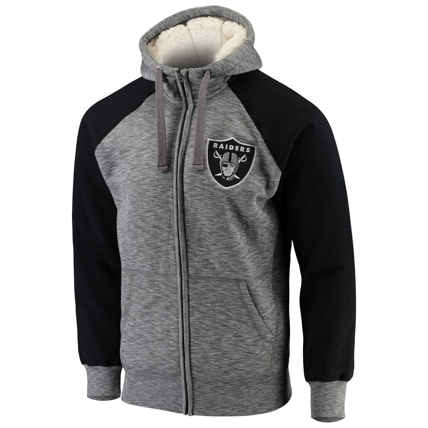 raiders zip up jacket