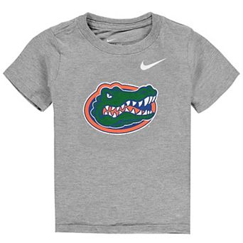 Toddler Nike Heathered Gray Florida Gators Logo T-Shirt