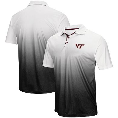 Men's Colosseum Gray Virginia Tech Hokies Magic Team Logo Polo