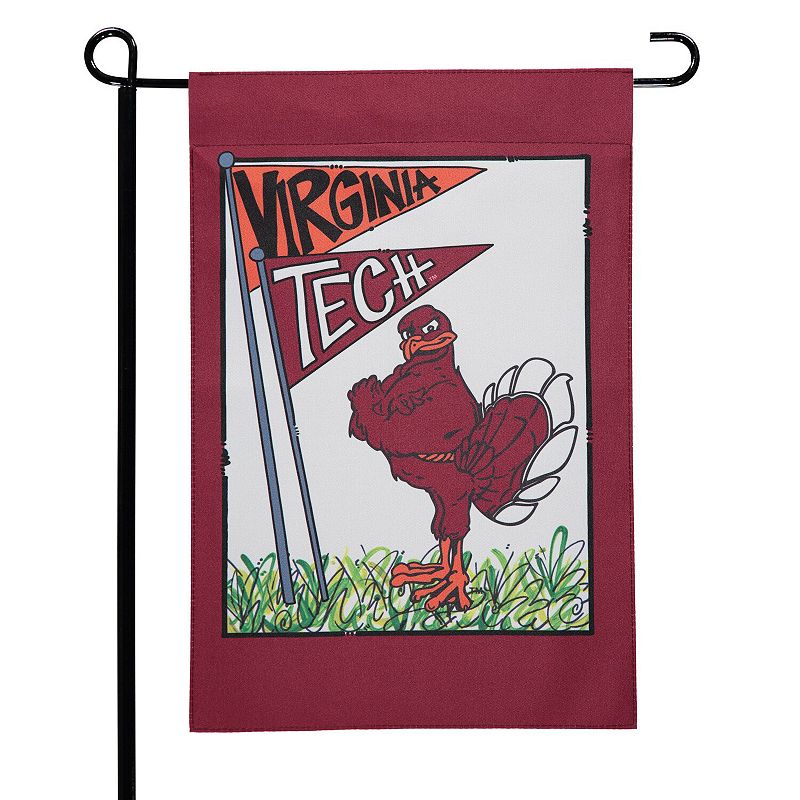 Virginia Tech Hokies 12 x 18 Mascot Double-Sided Garden Flag, Multicol