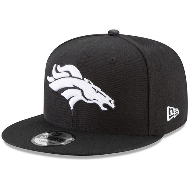 Youth Denver Broncos New Era Black Main B-Dub 9FORTY Adjustable Hat