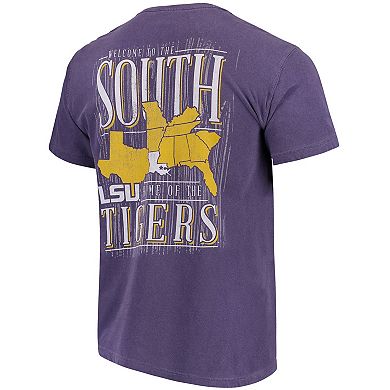 Men's Purple LSU Tigers Welcome to the South Comfort Colors T-Shirt