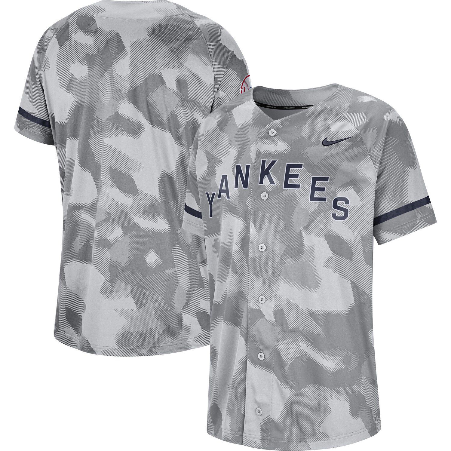 Nike Gray New York Yankees Camo Jersey