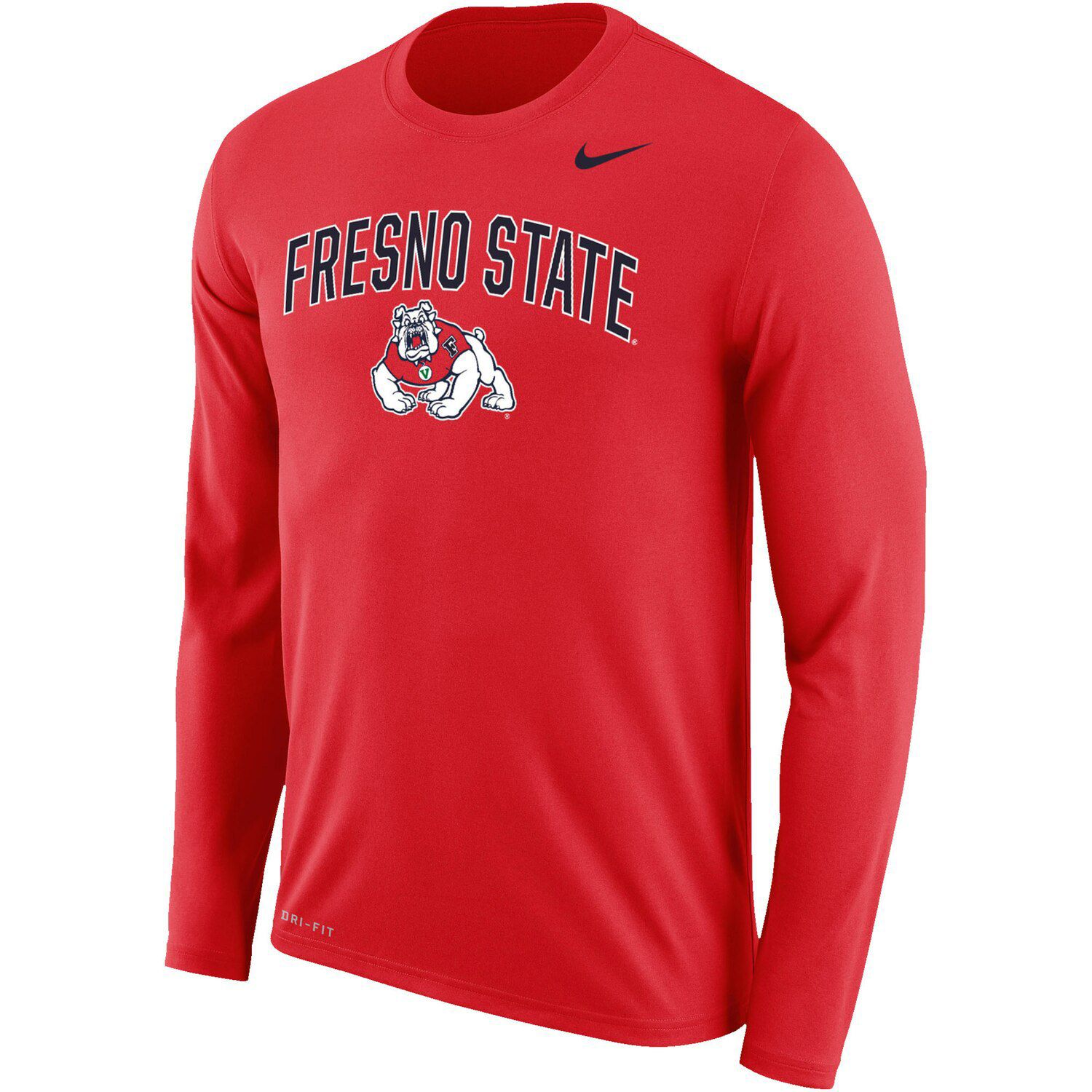 men's nike red long sleeve shirt