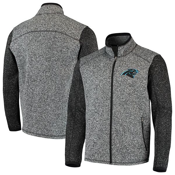 Football Fan Shop Officially Licensed NFL Men's Black Label Fleece Hoodie by GIII - Panthers