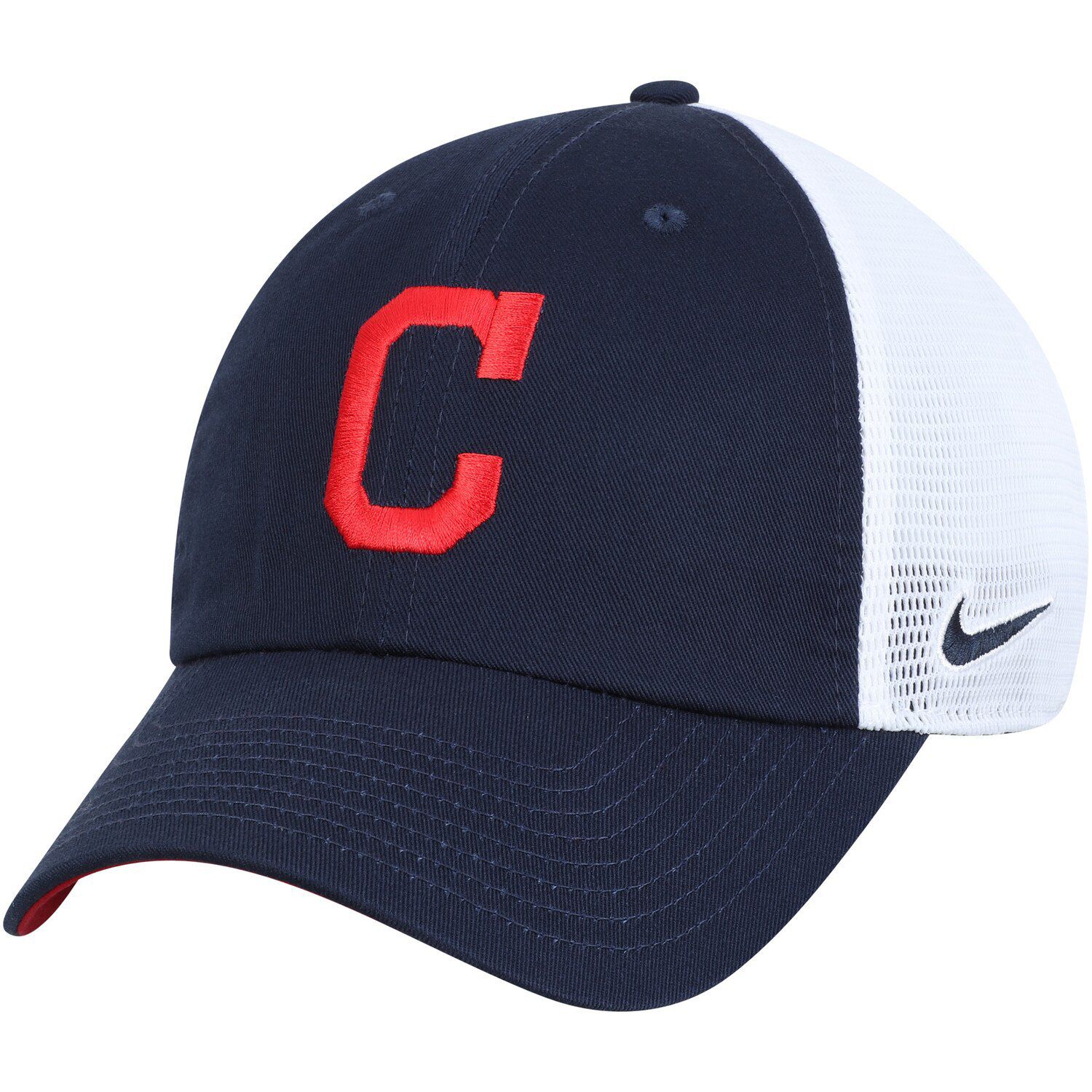 white cleveland indians hat