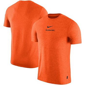 Men's Nike Orange Oklahoma State Cowboys Coaches Sideline UV Performance  T-Shirt