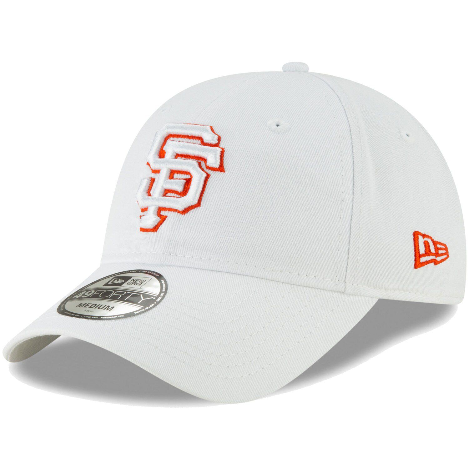 white 49ers fitted hat