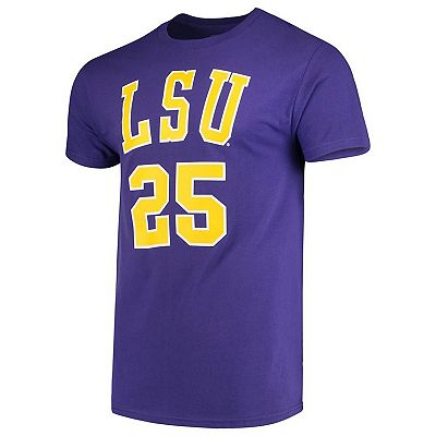 Men s Original Retro Brand Ben Simmons Purple LSU Tigers Alumni Basketball Jersey T Shirt