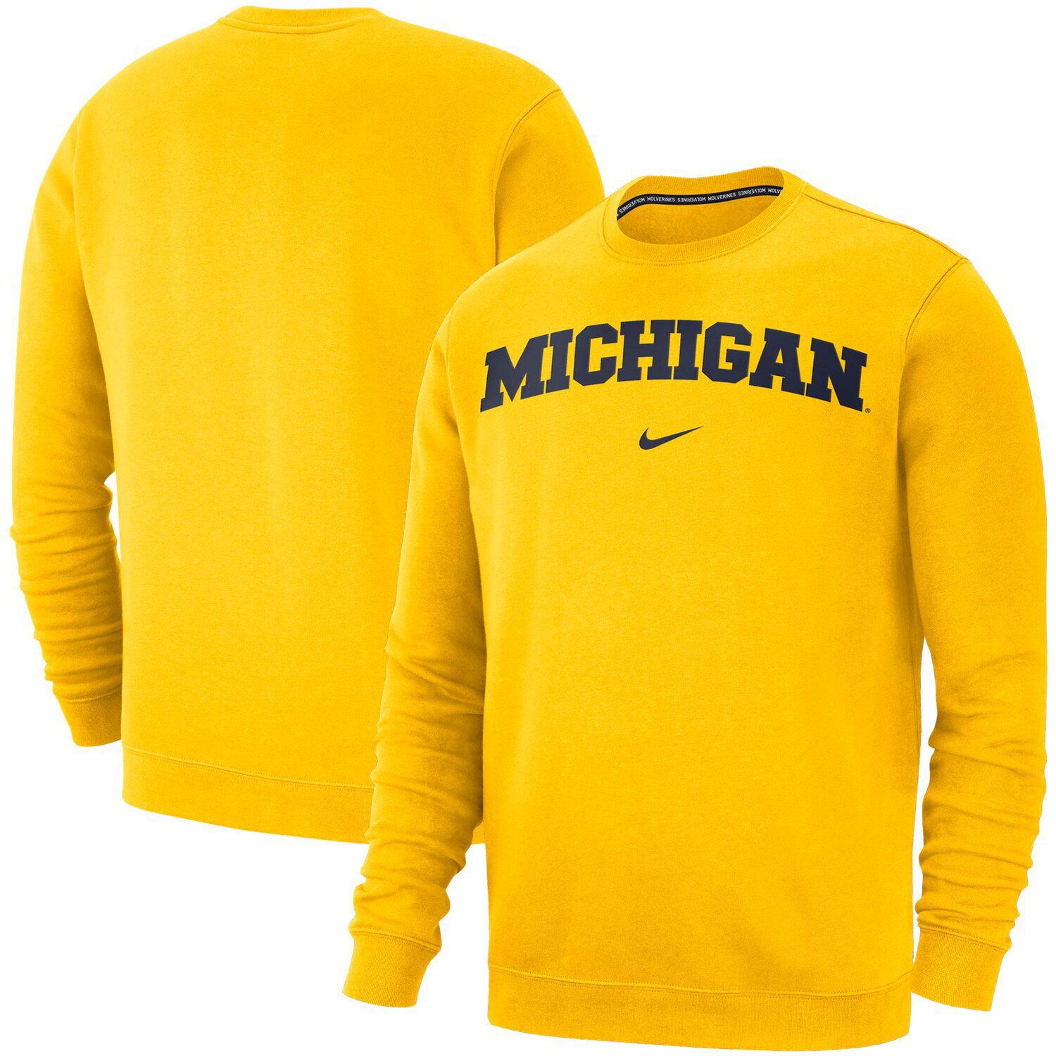 yellow nike sweater