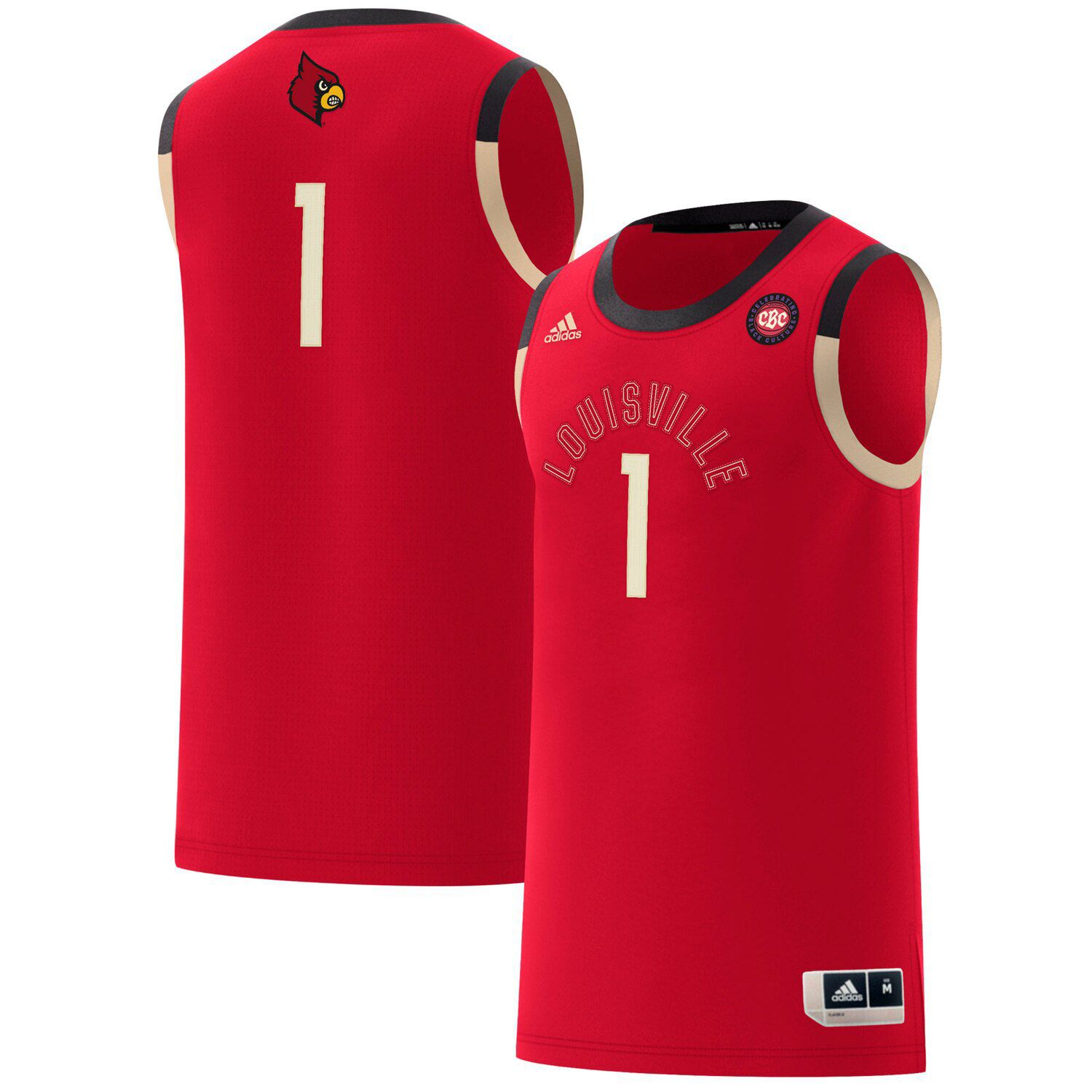 louisville cardinals sewn jersey
