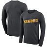 Men's Nike Navy West Virginia Mountaineers Sideline Legend Long Sleeve ...