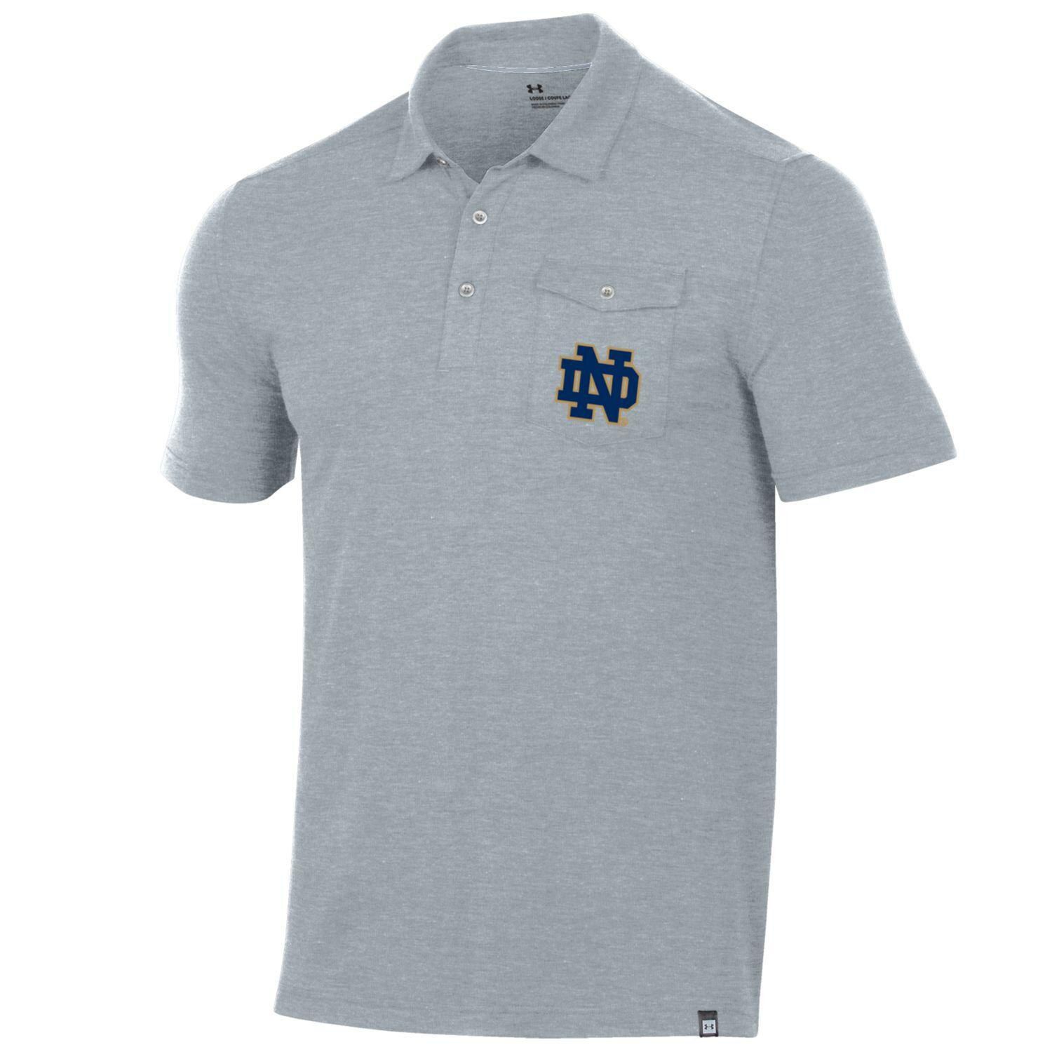notre dame under armour polo