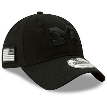 Men's New Era Black Michigan Wolverines Stealth 9TWENTY Adjustable Hat