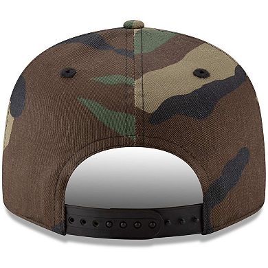 Men's New Era Camo Atlanta Braves Basic 9FIFTY Snapback Hat