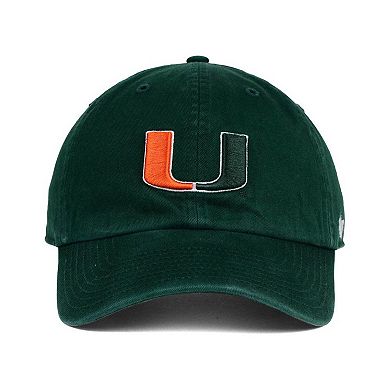 Miami Hurricanes '47 Clean Up Adjustable Hat - Green