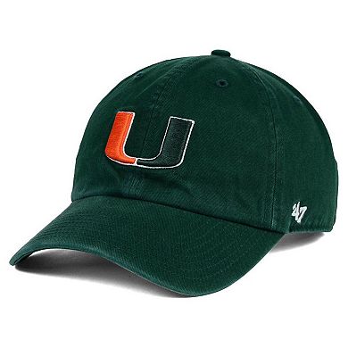 Miami Hurricanes '47 Clean Up Adjustable Hat - Green