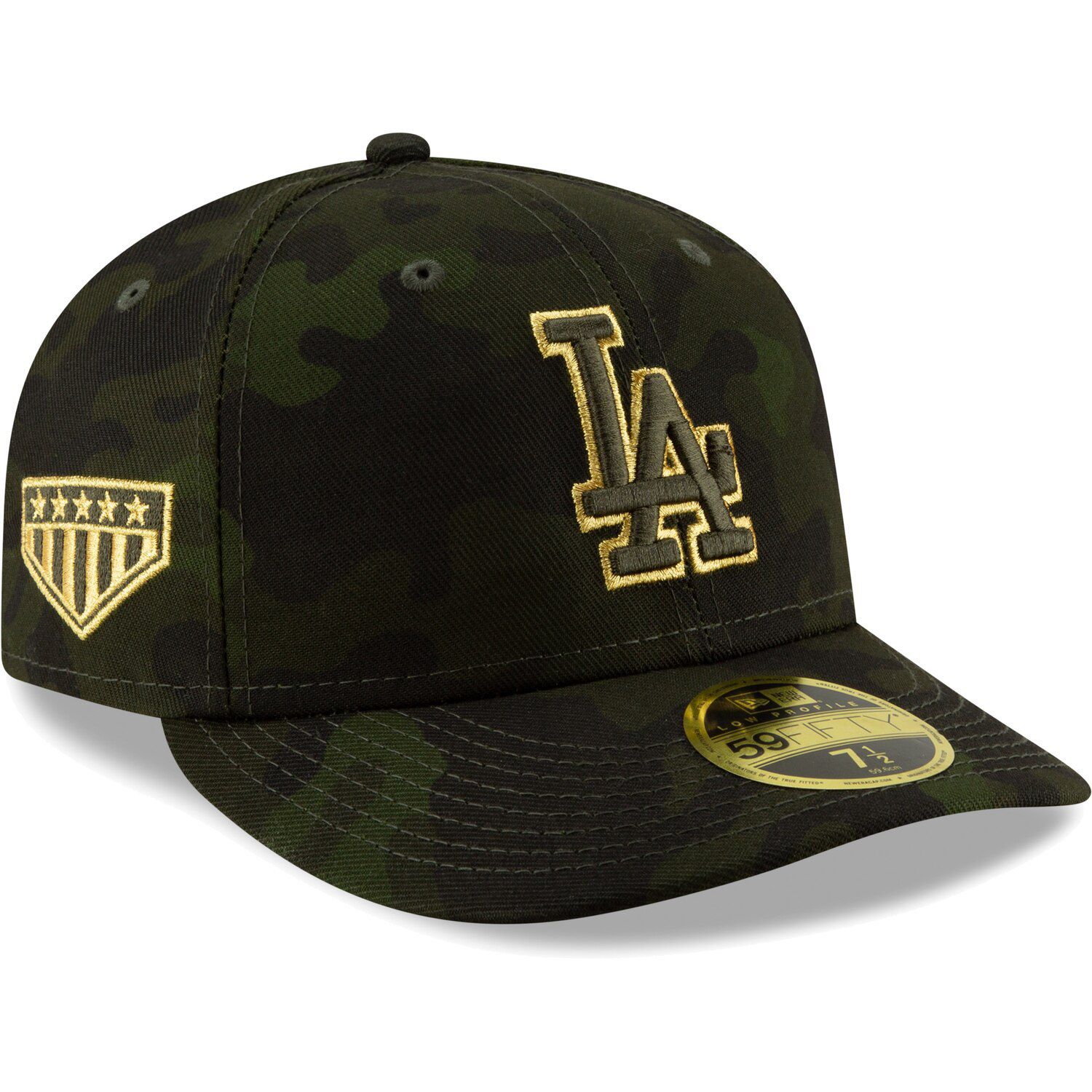 new era los angeles dodgers royal game authentic collection on field low profile 59fifty fitted hat