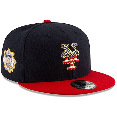 navy mets hat