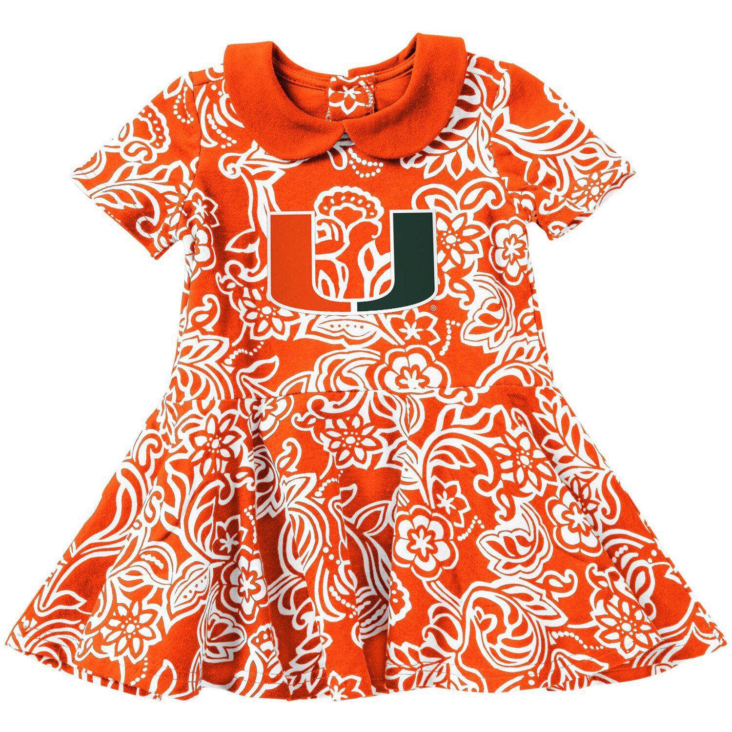 orange infant dress