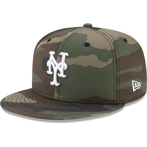 Claire gans regio Men's New Era Camo New York Mets Woodland Camo Basic 59FIFTY Fitted Hat