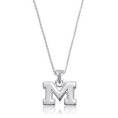Womens Dayna Designs Michigan Wolverines Pendant Necklace