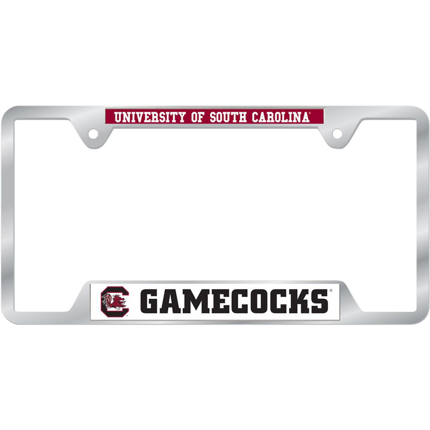 Craftique 'House Divided' License Plate – Clemson Tigers / USC Gamecocks, Officially Licensed