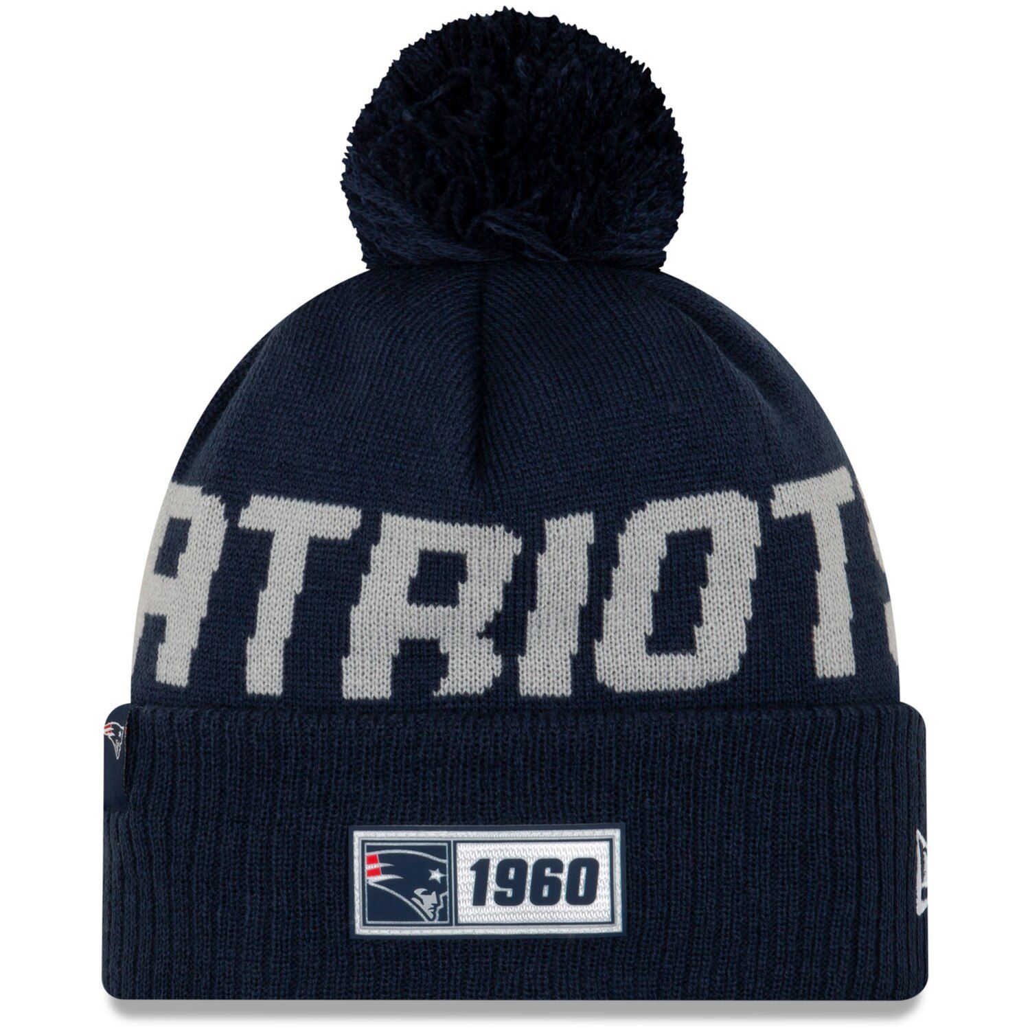 patriots knit hat