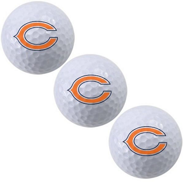 McArthur Chicago Bears 3Pack of Team Logo Golf Balls